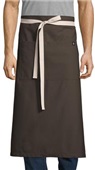 Uncommon Threads Marvel Bistro Apron DARK BROWN/ NATURAL WEBBING Primary