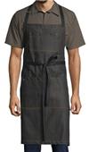 Uncommon Threads Eclipse Bib Apron BLACK CAT DENIM/ BLACK WEBBING Primary