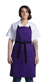 Uncommon Threads Surge Bib Apron GRAPE/ BLACK WEBBING Primary