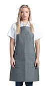 Uncommon Threads Surge Bib Apron TRIPLE DENIM/ BLACK WEBBING Primary