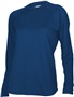 Women's Long Sleeve Loose Fit Performance Shirt NAVY Primary