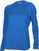 Women's Long Sleeve Loose Fit Performance Shirt ROYAL Primary