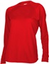 Women's Long Sleeve Loose Fit Performance Shirt SCARLET Primary