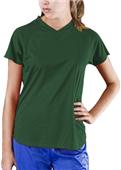 Womens Girls Bunt V-Neck Performance Softball Jersey