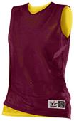 Alleson Women's Reversible Mesh Tank Jerseys Outside: MAROON, Inside: LIGHT GOLD Primary