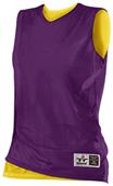 Alleson Women's Reversible Mesh Tank Jerseys Outside: PURPLE, Inside: LIGHT GOLD Primary