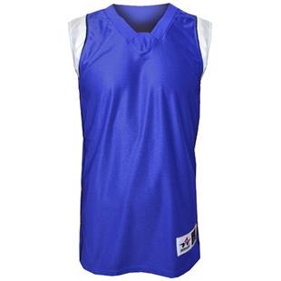 VKM Women's Dazzle Sleeveless V-Neck Racerback Blue Basketball Jerseys