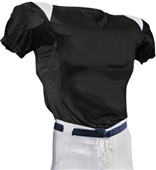 Adult Trojan Football Pro Brite Mesh Body Jerseys BLACK/WHITE Primary