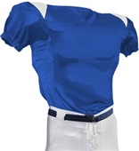 Adult Trojan Football Pro Brite Mesh Body Jerseys ROYAL/WHITE Primary