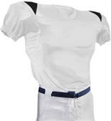 Adult Trojan Football Pro Brite Mesh Body Jerseys WHITE/BLACK Primary