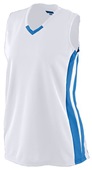 Augusta Womens Wicking Mesh Powerhouse Athletic Jersey 527 WHITE/ ROYAL Primary