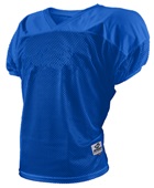 Adult Belt Length Porthole Mesh Body Practice Football Jerseys (AXL -Royal), (A3XL -White) ROYAL Primary