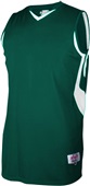 Adult Youth Weave Flatback Mesh Basketball Jerseys DK GREEN/WHITE Primary