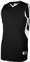 Adult Youth Weave Flatback Mesh Basketball Jerseys BLACK/WHITE Primary