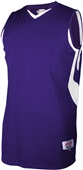 Adult Youth Weave Flatback Mesh Basketball Jerseys PURPLE/WHITE Primary