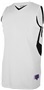 Adult Youth Weave Flatback Mesh Basketball Jerseys WHITE/BLACK Primary