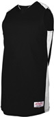 Adult /Youth Sleeveless Basketball Jerseys BLACK/WHITE Primary