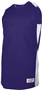 Adult /Youth Sleeveless Basketball Jerseys PURPLE/WHITE Primary