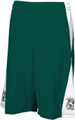 Adult 9" Flatback Mesh Diamond Basketball Shorts No Pockets