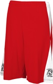 Adult 9" Flatback Mesh Diamond Basketball Shorts No Pockets