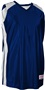 Adult 2-Way Combo Reversible Dazzle Eyelet Mesh Basketball Jerseys Outside: NAVY, Inside: WHITE Primary