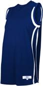 Adult /Youth Sleeveless, 2-Color Basketball Jerseys NAVY/WHITE Primary