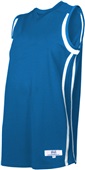 Adult /Youth Sleeveless, 2-Color Basketball Jerseys ROYAL/WHITE Primary