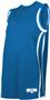 Adult /Youth Sleeveless, 2-Color Basketball Jerseys ROYAL/WHITE Primary
