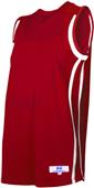 Adult /Youth Sleeveless, 2-Color Basketball Jerseys CARDINAL/WHITE Primary