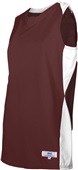 Women's 2-Color Sleeveless Basketball Jerseys MAROON/WHITE Primary