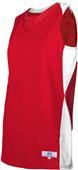 Women's 2-Color Sleeveless Basketball Jerseys SCARLET/WHITE Primary
