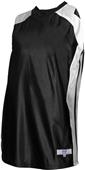 Women's Reversible Dazzle/Eyelet Mesh Basketball Jerseys Outside: BLACK, Inside: WHITE Primary