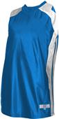 Women's Reversible Dazzle/Eyelet Mesh Basketball Jerseys Outside: ROYAL, Inside: WHITE Primary