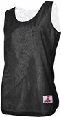 Adult/ Youth Reversible Mesh Sleeveless Basketball Jerseys Outside: BLACK, Inside: WHITE Primary
