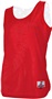 Adult/ Youth Reversible Mesh Sleeveless Basketball Jerseys Outside: SCARLET, Inside: WHITE Primary