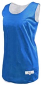 Womens Eyelet Mesh Polyester Reversible Basketball Jersey Tank Outside: ROYAL, Inside: WHITE Primary