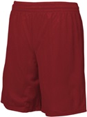 Mens 9" Youth 8" Eyelet Mesh Polyester Shorts With Liner No Pockets
