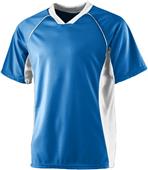 Augusta Sportswear Adult Youth Wicking Soccer Shirt ROYAL/ WHITE Primary