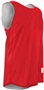 Adult Youth Eyelet Mesh Reversible Basketball Jerseys Outside: SCARLET, Inside: WHITE Primary