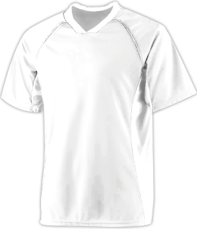 Augusta Sportswear Youth Wicking Soccer Shirt WHITE/ WHITE 