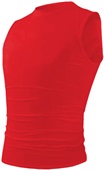 Mens Sleeveless Tight Fit Training Muscle Tee SCARLET Primary