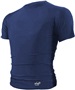 Mens Compression Short Sleeve Tight Fit Training Shirt NAVY Primary