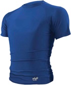 Mens Compression Short Sleeve Tight Fit Training Shirt ROYAL Primary
