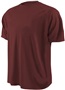 Mens Short Sleeve Loose Fit Performance Shirts MAROON Primary