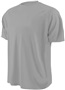 Mens Short Sleeve Loose Fit Performance Shirts SILVER Primary