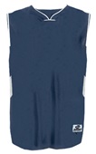 Womens Chevron Dazzle Drop Tail Basketball Jersey NAVY/WHITE Primary