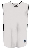 Womens Chevron Dazzle Drop Tail Basketball Jersey WHITE/BLACK Primary