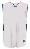 Womens Chevron Dazzle Drop Tail Basketball Jersey WHITE/ROYAL Primary