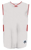 Womens Chevron Dazzle Drop Tail Basketball Jersey WHITE/SCARLET Primary