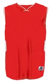 Womens Chevron Dazzle Drop Tail Basketball Jersey SCARLET/WHITE Primary